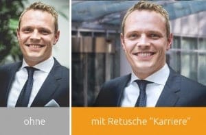 Ergebnis nach der STARMAZING Karrierefoto Aufbereitung: Ein modernes Bewerbungsfoto für den perfekten Auftritt ohne fotoshooting. STARMAZING® retuschiert Ihr Businessfoto so, dass es Personalentscheidern und Profilbesuchern auf Anhieb signalisiert: „Das ist genau die Person, die ich suche!“. Absolut authentisch und nicht als Retusche erkennbar.
