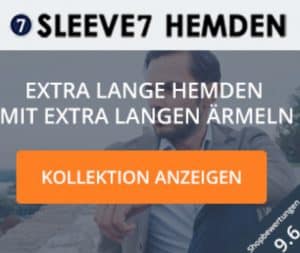Wer als großer Mann im Business-Leben Hemden trägt, weiss wie lästig es ist, wenn die Hemden Ärmel nicht unter dem Sakko herausschauen und das Hemd ständig aus der Hose rutscht. Mit Sleeve7 finden Männer auch über 1,80m endlich stilvolle, extra lange Business Hemden mit perfektem Tragekomfort.