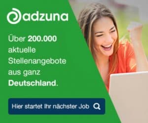adzuna ist der Job-Finder Turbo! Ein Jobbörsen Scanner mit Überwachungs-Agent für Jobangebote im Netz. Die Plattform durchsucht viele relevante Jobbörsen mit einer einzigen Jobsuche gleichzeitig. Ein Suchagent informiert per E-Mail, sobald die passende neue Jobs im Internet gepostet werden. Effiziente Jobsuche gelingt mit adzuna.
