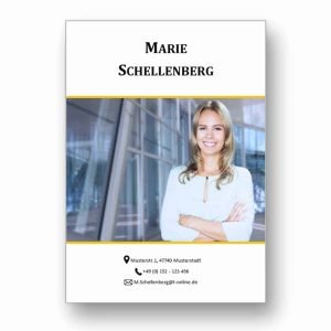 Bewerbungs-Deckblatt mit Spiegelung als Download: Die Bewerbungsvorlage „Attention Express“ vermittelt mit wenigen Worten alle relevanten Kenntnisse und Erfahrungen. Die grafischen Icons als Symbole erleichtern Personalern die Sichtung und beschleunigen so die Inhaltsvermittlung. Lebenslauf, CV, Bewerbungsvorlage für die moderne Bewerbung als Download.