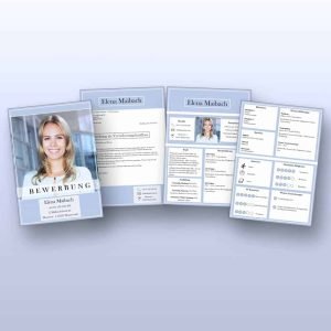 CV deutsch: Komplett-Set Download: Bewerbungs-Deckblatt, Bewerbungsanschreiben, Lebenslauf inkl. Folgeseite für viel Berufserfahrung. Modernes Design in Kacheloptik beeindruckt kompetent als perfekter Bewerber. Lebenslauf, CV, Bewerbungsvorlage für die moderne Bewerbung als Download.
