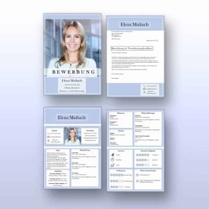 DIN A4 CV deutsch: Komplett-Set Download: Bewerbungs-Deckblatt, Bewerbungsanschreiben, Lebenslauf inkl. Folgeseite für viel Berufserfahrung. Modernes Design in Kacheloptik beeindruckt kompetent als perfekter Bewerber. Lebenslauf, CV, Bewerbungsvorlage für die moderne Bewerbung als Download.