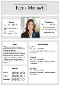 Dieses optimierte Layout mit Icons erleichtert dem Betrachter sich in wenigen Augenblicken einen kompetenten Überblick über den Bewerber zu verschaffen. Der Vorteil in diesem Layout liegt darin, dass die Aufmerksamkeit beim Betrachter hoch gehalten wird und die Leseabbruch-Wahrscheinlichkeit reduziert wird. Das Kurzprofil ist ein wichtiger Schlüssel Richtung Vorstellungsgespräch. Bewerbungsvorlage "Perfect Candidate Grey Edition". Dieser CV Lebenslauf hat 5 Seiten. Lebenslauf, CV, Bewerbungsvorlage für die moderne Bewerbung als Download.