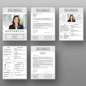 5 Seiten Premium-Bewerbungsvorlage. Der Business-Hintergrund auf dem Bewerbungsdeckblatt präsentiert den Bewerber so eindrucksvoll wie bei einem realen Business-Treffen. Das Anschreiben ist kompakt formuliert. Das CV Layout mit Icons erleichtert schnell einen kompetenten Überblick zu gewinnen. Das Motivationsschreiben zeigt eine gelungene Herleitung, warum sich ein Bewerber für genau dieses Unternehmen bewirbt. Lebenslauf, CV, Bewerbungsvorlage für die moderne Bewerbung als Download.