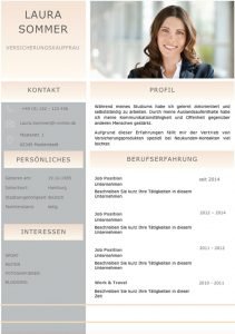 Diese Bewerbungsvorlage ist modern strukturiert und signalisiert: Wer sich so präsentiert, verkauft auch sein künftiges Unternehmen erstklassig. Dieses CV Lebenslauf Layout ist optimiert für rechteckige Bewerbungsfotos und Business-Panoramafotos. 3x4 Seiten als Download für Word und Pages. Lebenslauf, CV, Bewerbungsvorlage für die moderne Bewerbung als Download.