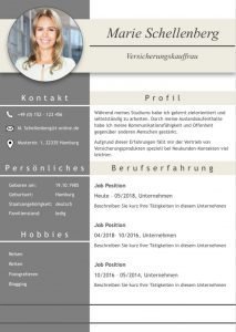 CV Lebenslauf Download: Die Bewerbungsvorlage „Full Attention“ überzeugt von Beginn an. Das moderne Design über 5 Seiten hinweg verleiht Ihnen einen eindrucksvollen ersten Eindruck, wobei Ihre Erfahrungen im Mittelpunkt stehen. Die Bewerbungsvorlage ist gut geeignet für Berufserfahrene, da der Lebenslauf mit einer zweiten Folgeseite zusätzlichen Platz für vorherige berufliche Stationen bietet. Lebenslauf, CV, Bewerbungsvorlage für die moderne Bewerbung als Download.