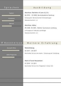 CV Lebenslauf Download: Die Bewerbungsvorlage „Full Attention“ überzeugt von Beginn an. Das moderne Design über 5 Seiten hinweg verleiht Ihnen einen eindrucksvollen ersten Eindruck, wobei Ihre Erfahrungen im Mittelpunkt stehen. Die Bewerbungsvorlage ist gut geeignet für Berufserfahrene, da der Lebenslauf mit einer zweiten Folgeseite zusätzlichen Platz für vorherige berufliche Stationen bietet. Lebenslauf, CV, Bewerbungsvorlage für die moderne Bewerbung als Download.