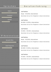 CV Lebenslauf Download: Die Bewerbungsvorlage „Full Attention“ überzeugt von Beginn an. Das moderne Design über 5 Seiten hinweg verleiht Ihnen einen eindrucksvollen ersten Eindruck, wobei Ihre Erfahrungen im Mittelpunkt stehen. Die Bewerbungsvorlage ist gut geeignet für Berufserfahrene, da der Lebenslauf mit einer zweiten Folgeseite zusätzlichen Platz für vorherige berufliche Stationen bietet. Lebenslauf, CV, Bewerbungsvorlage für die moderne Bewerbung als Download.CV Lebenslauf Download: Die Bewerbungsvorlage „Full Attention“ überzeugt von Beginn an. Das moderne Design über 5 Seiten hinweg verleiht Ihnen einen eindrucksvollen ersten Eindruck, wobei Ihre Erfahrungen im Mittelpunkt stehen. Die Bewerbungsvorlage ist gut geeignet für Berufserfahrene, da der Lebenslauf mit einer zweiten Folgeseite zusätzlichen Platz für vorherige berufliche Stationen bietet. Lebenslauf, CV, Bewerbungsvorlage für die moderne Bewerbung als Download.