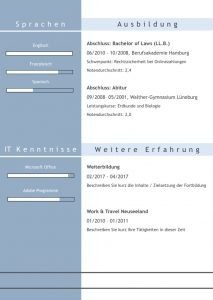 CV Lebenslauf Download: Die Bewerbungsvorlage „Full Attention“ überzeugt von Beginn an. Das moderne Design über 5 Seiten hinweg verleiht Ihnen einen eindrucksvollen ersten Eindruck, wobei Ihre Erfahrungen im Mittelpunkt stehen. Die Bewerbungsvorlage ist gut geeignet für Berufserfahrene, da der Lebenslauf mit einer zweiten Folgeseite zusätzlichen Platz für vorherige berufliche Stationen bietet. Lebenslauf, CV, Bewerbungsvorlage für die moderne Bewerbung als Download.