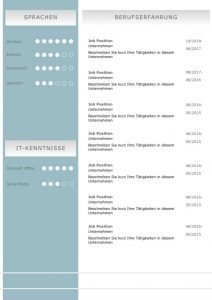 Gelungener CV Lebenslauf: Diese Bewerbungsvorlage ist modern strukturiert und signalisiert: Wer sich so präsentiert, verkauft auch sein künftiges Unternehmen erstklassig. Das sehen Personaler sofort. 5 Seiten als Download für Word und Pages. Enthält ein Deckblatt, Bewerbungsanschreiben, Lebenslauf mit Profil, CV Folgeseite, Ausbildung + weitere Erfahrung. Optimiert für Ausdruck und PDF-Export.