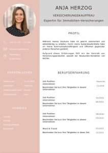 CV in Trendfarbe Coral als Lebenslaufvorlage für viel Berufserfahrung. Highlights: + 6 Seiten + unterstützt Europäischen Referenzrahmen für Sprachen (GER) + STARMAZING®-Easy-Edit-Architektur (spart viel Zeit beim Bearbeiten mit Word) + Eindrucksvolle Farben optimiert für Export als PDF und für Ausdrucke + Als deutsche Bewerbungsvorlage, EU und Schweizer Lebenslauf einsetzbar. Download für Windows Word und MacOS Pages.