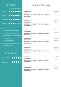 CV in Modern Mint: Ideal für Bewerbungen bei Umwelt verbundenen Unternehmen. Eine Lebenslaufvorlage für viel Berufserfahrung. Highlights: + 6 Seiten + unterstützt Europäischen Referenzrahmen für Sprachen (GER) + STARMAZING®-Easy-Edit-Architektur (spart viel Zeit beim Bearbeiten mit Word) + Eindrucksvolle Farben optimiert für Export als PDF und für Ausdrucke + Als deutsche Bewerbungsvorlage, EU und Schweizer Lebenslauf einsetzbar. Download für Windows Word und MacOS Pages.