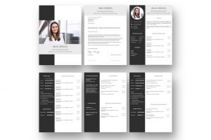 CV Komplett-Set in Carbon Farben: Eine perfekte Lebenslaufvorlage für viel Berufserfahrung. Highlights: + 6 Seiten + unterstützt Europäischen Referenzrahmen für Sprachen (GER) + STARMAZING®-Easy-Edit-Architektur (spart viel Zeit beim Bearbeiten mit Word) + Eindrucksvolle Farben optimiert für Export als PDF und für Ausdrucke + Als deutsche Bewerbungsvorlage, EU und Schweizer Lebenslauf einsetzbar. Download für Windows Word und MacOS Pages.
