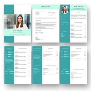 CV in Modern Mint: Ideal für Bewerbungen bei Umwelt verbundenen Unternehmen. Eine Lebenslaufvorlage für viel Berufserfahrung. Highlights: + 6 Seiten + unterstützt Europäischen Referenzrahmen für Sprachen (GER) + STARMAZING®-Easy-Edit-Architektur (spart viel Zeit beim Bearbeiten mit Word) + Eindrucksvolle Farben optimiert für Export als PDF und für Ausdrucke + Als deutsche Bewerbungsvorlage, EU und Schweizer Lebenslauf einsetzbar. Download für Windows Word und MacOS Pages.