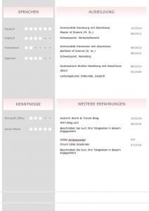 Gelungenes Bewerbungs-Design: Diese Bewerbungsvorlage ist modern strukturiert und signalisiert: Wer sich so präsentiert, verkauft auch sein künftiges Unternehmen erstklassig. Das sehen Personaler sofort. 5 Seiten als Download für Word und Pages. Enthält ein Deckblatt, Bewerbungsanschreiben, Lebenslauf mit Profil, CV Folgeseite, Ausbildung + weitere Erfahrung. Optimiert für Ausdruck und PDF-Export.