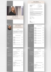 Perfektes CV Layout Design in sehr eleganter und moderner Farbabstimmung: So gewinnt ein Personaler sofort einen positiven Eindruck: Lebenslauf, Ausbildung, Auslandserfahrung, Bewerbungsanschreiben, Praktikum, Sprachen, Charaktereigenschaften, Referenzen, Auszeichnungen auf einen Blick perfekt dargestellt. Das Anschreiben nach DIN 5008 Norm ein Beweis, dass der Bewerber Geschäftskorrespondenz bis ins letzte Detail beherrscht.