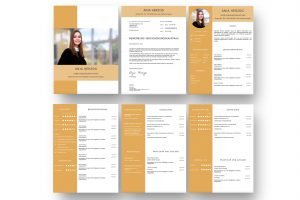 Diese Bewerbungsvorlage ist in jeder Hinsicht gelungen. Hier lassen sich eindrucksvoll im aufgeräumtem Lebenslauf-Design Bewerbungsfoto, Bewerbungsanschreiben, Berufserfahrung, Ausbildung, Praktikum, Auslandserfahrung, Persönlichkeit, Stärken bis hin zu Hobbies grafisch und modern präsentieren. Mit Download für Word und Mac Pages.