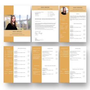 Diese Bewerbungsvorlage ist in jeder Hinsicht gelungen. Hier lassen sich eindrucksvoll im aufgeräumtem Lebenslauf-Design Bewerbungsfoto, Bewerbungsanschreiben, Berufserfahrung, Ausbildung, Praktikum, Auslandserfahrung, Persönlichkeit, Stärken bis hin zu Hobbies grafisch und modern präsentieren. Mit Download für Word und Mac Pages.