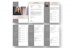 Perfektes CV Layout Design in sehr eleganter und moderner Farbabstimmung: So gewinnt ein Personaler sofort einen positiven Eindruck: Lebenslauf, Ausbildung, Auslandserfahrung, Bewerbungsanschreiben, Praktikum, Sprachen, Charaktereigenschaften, Referenzen, Auszeichnungen auf einen Blick perfekt dargestellt. Das Anschreiben nach DIN 5008 Norm ein Beweis, dass der Bewerber Geschäftskorrespondenz bis ins letzte Detail beherrscht.
