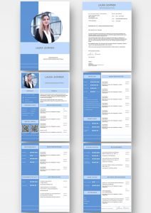 Die perfekte Bewerbung von heute: Hier wurde alles richtig gemacht: Die Farbwahl modern getroffen: Strahlt Vitalität aus. Die runden Bewerbungsfotos sind ein echter Hingucker. Mit Lebenslauf Kurzprofil und grafischer Darstellung der Bewerber Charaktereigenschaften. Personaler können über den QR Code direkt das XING und Linked in Profil aufrufen. Diese Bewerbungsvorlage jetzt downloaden und mit eigenen Angaben ausfüllen (PC, MAC):