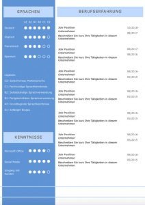 Modern und hochwertig bewerben. Perfekte Bewerbungsvorlage mit Kurzprofil und zusätzlichen Social Media QR Codes für besten Eindruck auf Personaler. Funktioniert mit PC, MAC und speichert alles als PDF zum Versand als E-Mail Bewerbung oder ausgedruckt: Jetzt hier downloaden.