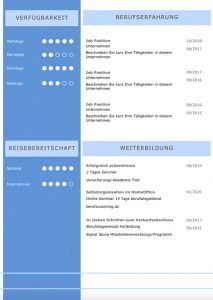 Modern und hochwertig bewerben. Perfekte Bewerbungsvorlage mit Kurzprofil und zusätzlichen Social Media QR Codes für besten Eindruck auf Personaler. Funktioniert mit PC, MAC und speichert alles als PDF zum Versand als E-Mail Bewerbung oder ausgedruckt: Jetzt hier downloaden.