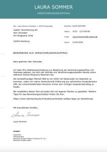 Perfekt strukturiert: Dieses Bewerbungsanschreiben ist ideal aufgeteilt. Das Layout nach DIN 5008 Norm für Geschäftskorrespondenz. Das Anschreiben prägnant gehalten inklusive digitaler Unterschrift. Perfekt, um die Bewerbung per E-Mail zu verschicken. Bewerbungsvorlage als Sofort-Download hier für PC, MAC: