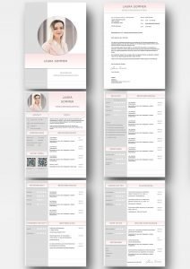 Gelungenes Bewerbungs-Design: Diese Bewerbungsvorlage ist modern strukturiert und signalisiert: Wer sich so präsentiert, verkauft auch sein künftiges Unternehmen erstklassig. Das sehen Personaler sofort. 5 Seiten als Download für Word und Pages. Enthält ein Deckblatt, Bewerbungsanschreiben, Lebenslauf mit Profil, CV Folgeseite, Ausbildung + weitere Erfahrung. Optimiert für Ausdruck und PDF-Export.