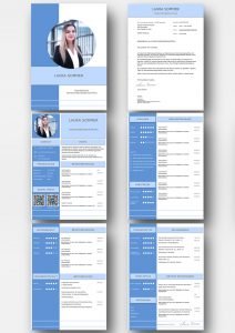 Die perfekte Bewerbung von heute: Hier wurde alles richtig gemacht: Die Farbwahl modern getroffen: Strahlt Vitalität aus. Die runden Bewerbungsfotos sind ein echter Hingucker. Mit Lebenslauf Kurzprofil und grafischer Darstellung der Bewerber Charaktereigenschaften. Personaler können über den QR Code direkt das XING und Linked in Profil aufrufen. Diese Bewerbungsvorlage jetzt downloaden und mit eigenen Angaben ausfüllen (PC, MAC):