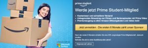 Mit Amazon Prime Students kostenloser und schnelleren Amazon Versand erhalten und dazu Streaming von Filmen und Serien mit Prime Video als Student kostenlos bekommen.