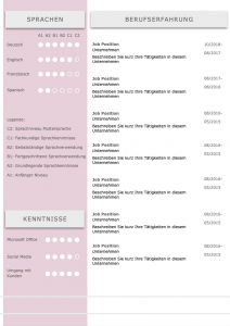 Perfektes und modernes Bewerbungs-Design von STARMAZING: Seite 1: Bewerbungsdeckblatt Seite 2: Bewerbungsanschreiben Seite 3: CV Lebenslauf mit Profil Seite 4: CV Lebenslauf Folgeseite Seite 5: Flexible Zusatzseite / Weiterbildung Seite 6: Bildungsweg Seite 7: CV Kompakt Seite Home-Office Möglichkeit, Reisebereitschaft, Persönlichkeitsdarstellung, Kenntnisse und zeitliche Verfügbarkeit werden eindrucksvoll grafisch präsentiert. Mit Social Media QR Codes. Alle Schriften ohne Installation dabei. Download: www.STARMAZING.de/bewerber-shop