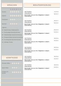 Perfekte und moderne Design Bewerbungsvorlage von STARMAZING: Seite 1: Bewerbungsdeckblatt Seite 2: Bewerbungsanschreiben Seite 3: CV Lebenslauf mit Profil Seite 4: CV Lebenslauf Folgeseite Seite 5: Flexible Zusatzseite / Weiterbildung Seite 6: Bildungsweg Seite 7: CV Kompakt Seite Homeoffice Möglichkeit, Reisebereitschaft, Persönlichkeitsdarstellung, Kenntnisse und zeitliche Verfügbarkeit werden eindrucksvoll grafisch präsentiert. Mit Social Media QR Codes. Alle Schriften ohne Installation dabei. Download: www.STARMAZING.de/bewerber-shop