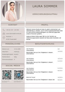 Perfekte und moderne Design Bewerbungsvorlage von STARMAZING: Seite 1: Bewerbungsdeckblatt Seite 2: Bewerbungsanschreiben Seite 3: CV Lebenslauf mit Profil Seite 4: CV Lebenslauf Folgeseite Seite 5: Flexible Zusatzseite / Weiterbildung Seite 6: Bildungsweg Seite 7: CV Kompakt Seite Homeoffice Möglichkeit, Reisebereitschaft, Persönlichkeitsdarstellung, Kenntnisse und zeitliche Verfügbarkeit werden eindrucksvoll grafisch präsentiert. Mit Social Media QR Codes. Alle Schriften ohne Installation dabei. Download: www.STARMAZING.de/bewerber-shop