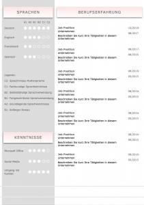 Perfektes und modernes Bewerbungs-Design von STARMAZING: Seite 1: Bewerbungsdeckblatt Seite 2: Bewerbungsanschreiben Seite 3: CV Lebenslauf mit Profil Seite 4: CV Lebenslauf Folgeseite Seite 5: Flexible Zusatzseite / Weiterbildung Seite 6: Bildungsweg Seite 7: CV Kompakt Seite Homeoffice Möglichkeit, Reisebereitschaft, Persönlichkeitsdarstellung, Kenntnisse und zeitliche Verfügbarkeit werden eindrucksvoll grafisch präsentiert. Mit Social Media QR Codes. Alle Schriften ohne Installation dabei. Download: www.STARMAZING.de/bewerber-shop