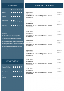Perfektes und modernes Bewerbungs-Design von STARMAZING: Seite 1: Bewerbungsdeckblatt Seite 2: Bewerbungsanschreiben Seite 3: CV Lebenslauf mit Profil Seite 4: CV Lebenslauf Folgeseite Seite 5: Flexible Zusatzseite / Weiterbildung Seite 6: Bildungsweg Seite 7: CV Kompakt Seite Homeoffice Möglichkeit, Reisebereitschaft, Persönlichkeitsdarstellung, Kenntnisse und zeitliche Verfügbarkeit werden eindrucksvoll grafisch präsentiert. Mit Social Media QR Codes. Alle Schriften ohne Installation dabei. Download: www.STARMAZING.de/bewerber-shop