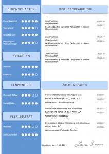 Perfektes und modernes Bewerbungs-Design von STARMAZING: Seite 1: Bewerbungsdeckblatt Seite 2: Bewerbungsanschreiben Seite 3: CV Lebenslauf mit Profil Seite 4: CV Lebenslauf Folgeseite Seite 5: Flexible Zusatzseite / Weiterbildung Seite 6: Bildungsweg Seite 7: CV Kompakt Seite Homeoffice Möglichkeit, Reisebereitschaft, Persönlichkeitsdarstellung, Kenntnisse und zeitliche Verfügbarkeit werden eindrucksvoll grafisch präsentiert. Mit Social Media QR Codes. Alle Schriften ohne Installation dabei. Download: www.STARMAZING.de/bewerber-shop