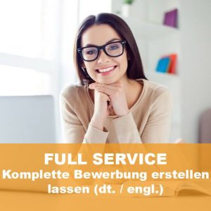 Perfekt: Eine komplette Bewerbung schreiben lassen. Und zwar von Personalprofis, die Ihnen ganz persönliche und perfekte Bewerbungsunterlagen erstellen. In modernem Design und eindrucksvoll in jeder Hinsicht. Mehr auf www.STARMAZING.de/bewerber-shop