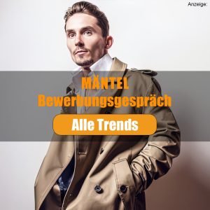 Vorstellungsgespräch Mantel Trends für Herren: Die richtige Wahl der Kleidung ist für Bewerbungsgespräche entscheidend. Diese aktuellen Modetrends für Büromode und Außendienst geben Inspiration, wie sich Arbeitnehmer erfolgreich im Business kleiden können.