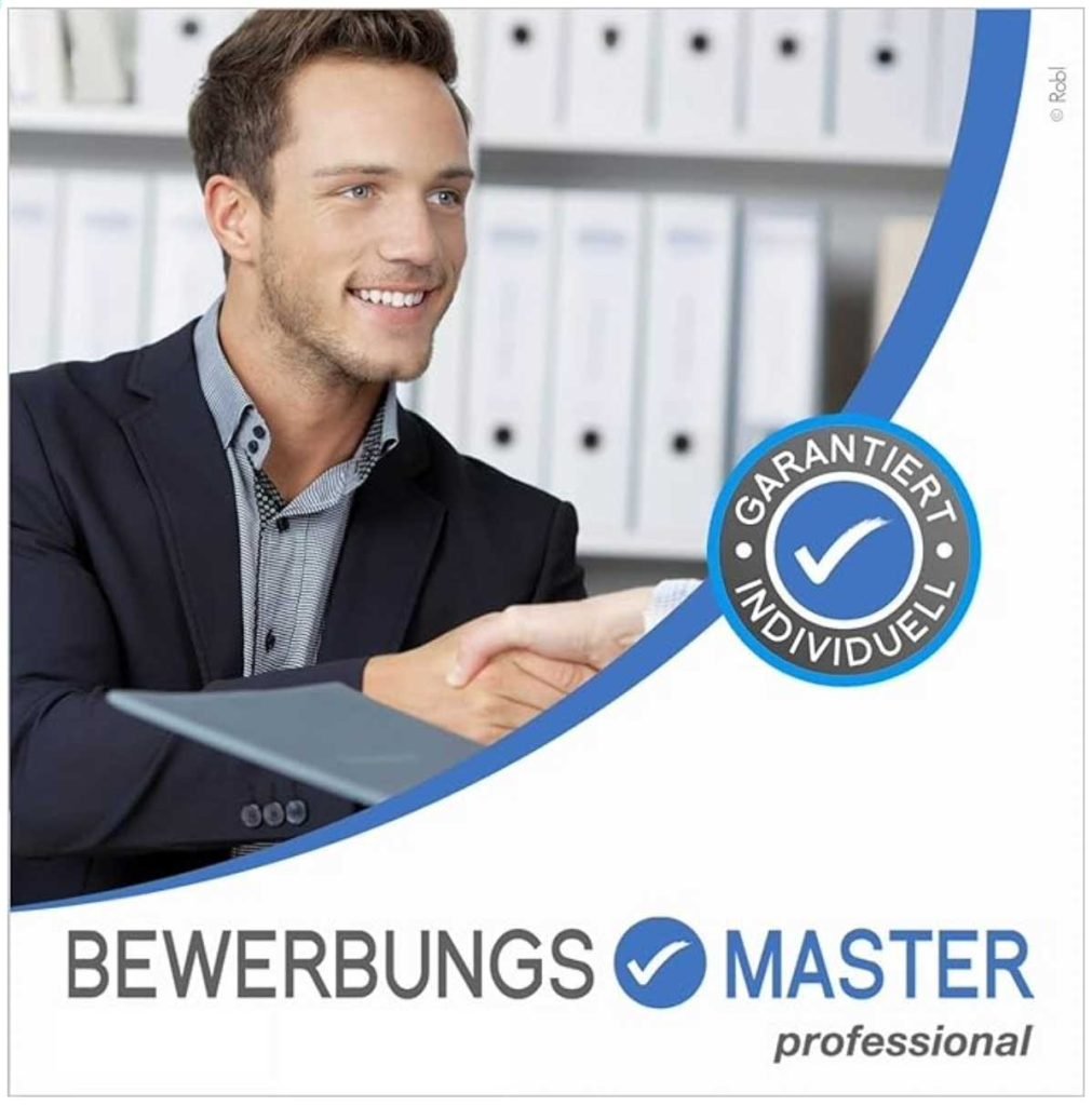 Bewerbungsmaster 2025 Professional – Vollversion inkl. Lebenslange Updates Software Bewerbungsmaster 2025 Professional – Vollversion mit lebenslangen Updates für professionelle Bewerbungen.
