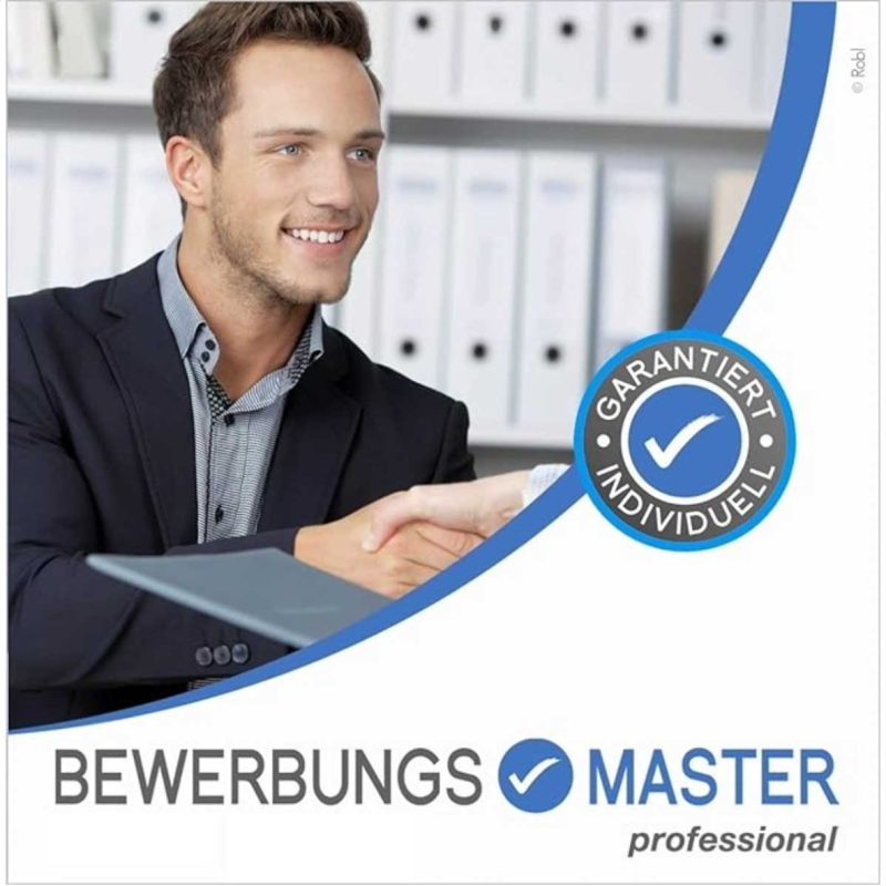 Software Bewerbungsmaster 2025 Professional – Vollversion mit lebenslangen Updates für professionelle Bewerbungen.