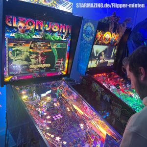 Elton John Flipper mieten – Moderner Flipperautomat von 2024, der die Sinne begeistert. Perfekt für Events und Feiern.