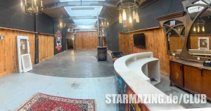 Große Hallenfläche im Club Mönchengladbach mit kreativen Nutzungsmöglichkeiten
