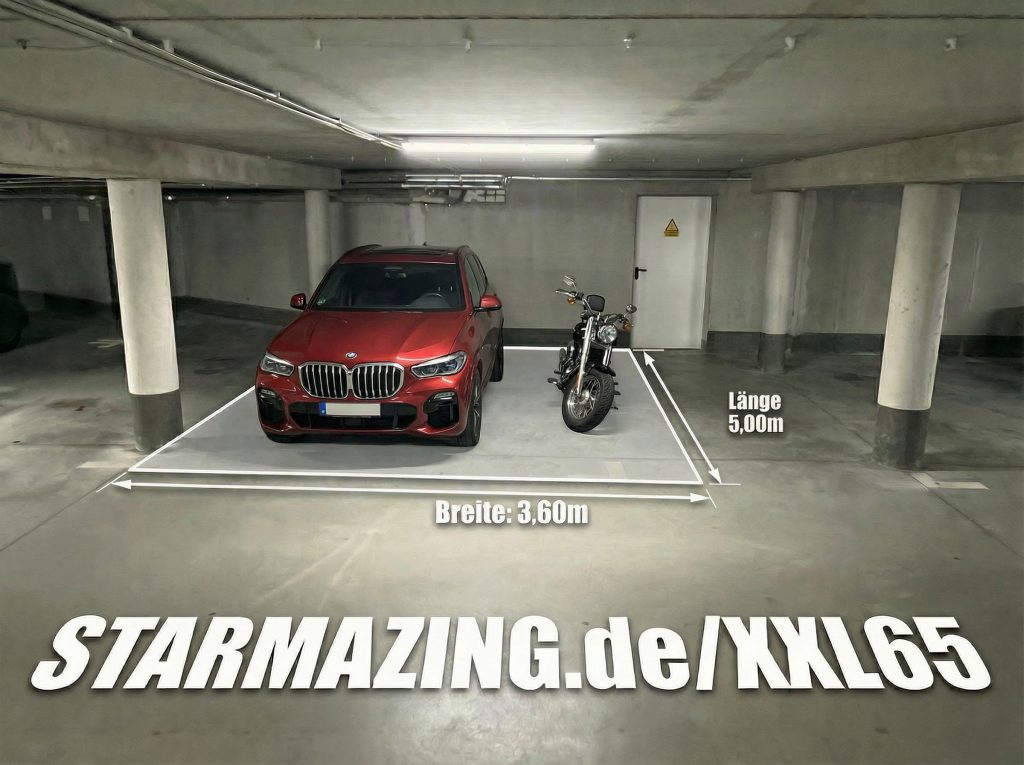STARMAZING TiefgarageXXL65 Doppelstellplatz