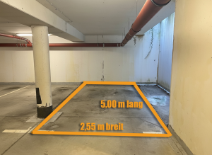 Innenansicht Tiefgarage Pestalozzistraße 76 Stellplatz in Mönchengladbach