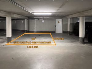 XXL Tiefgaragen-Stellplatz 18 m² für SUV und Motorrad in Mönchengladbach Rheydt Königstraße 132